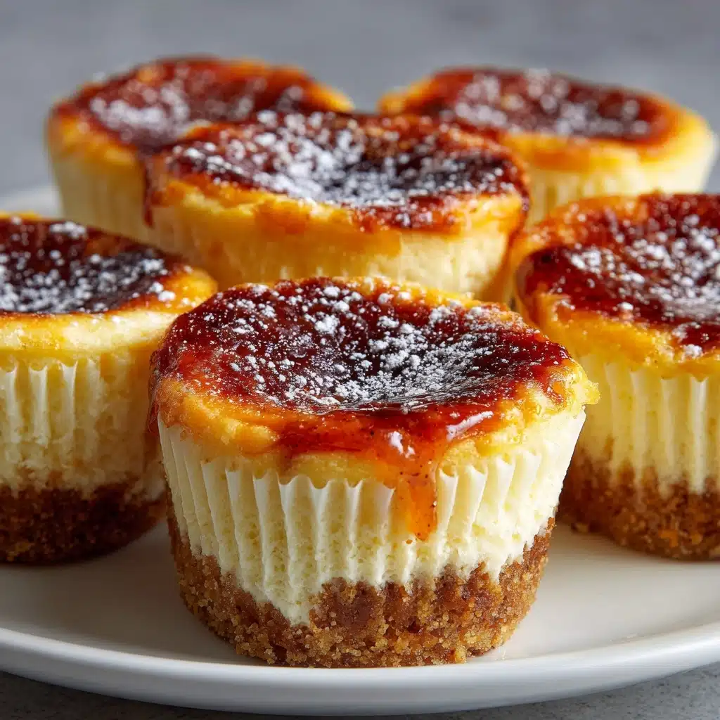 Mini Crème Brûlée Cheesecakes Recipe