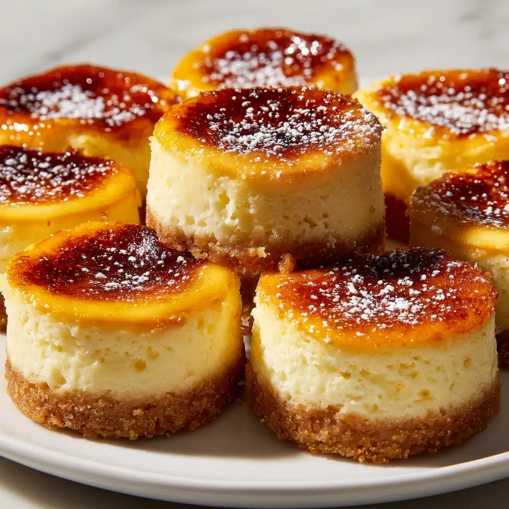Mini Crème Brûlée Cheesecakes Recipe - Recipe Image