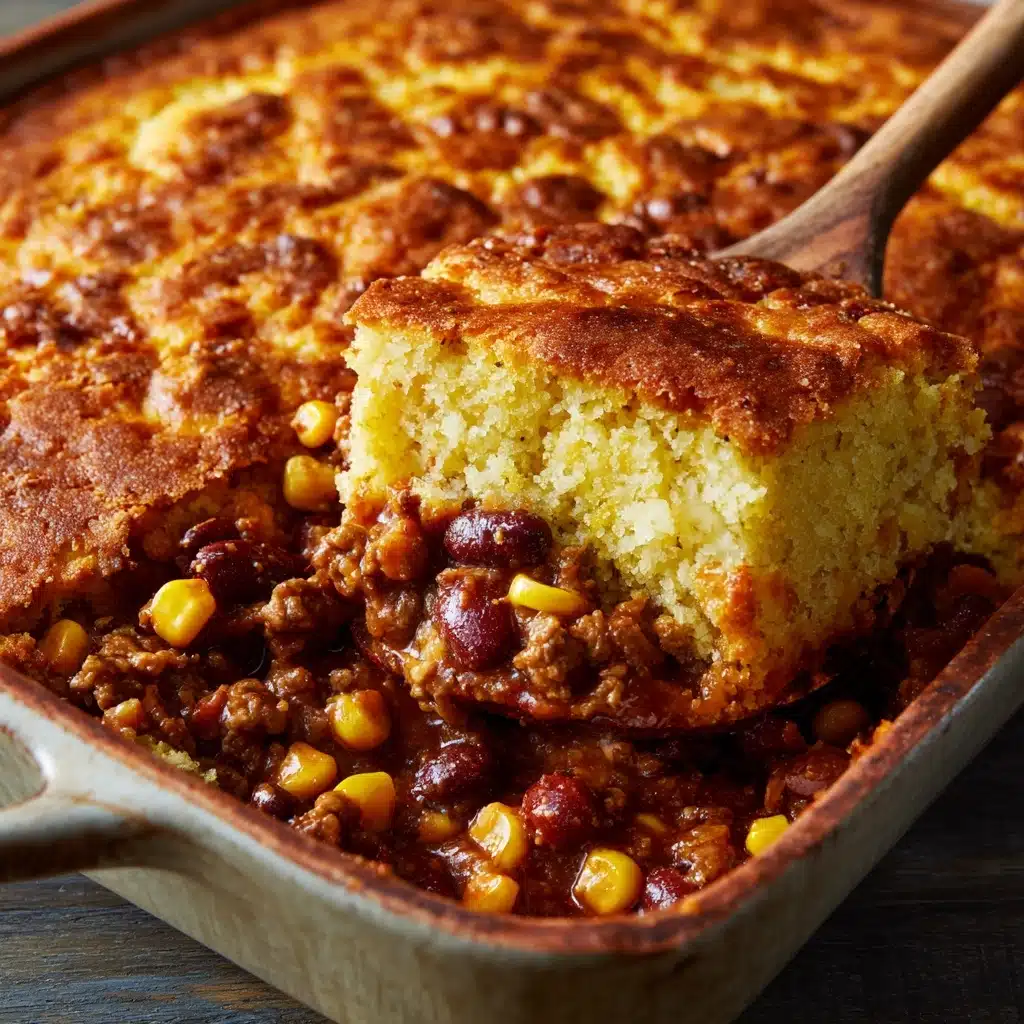Easy Cowboy Cornbread Casserole Recipe - Recipe Image