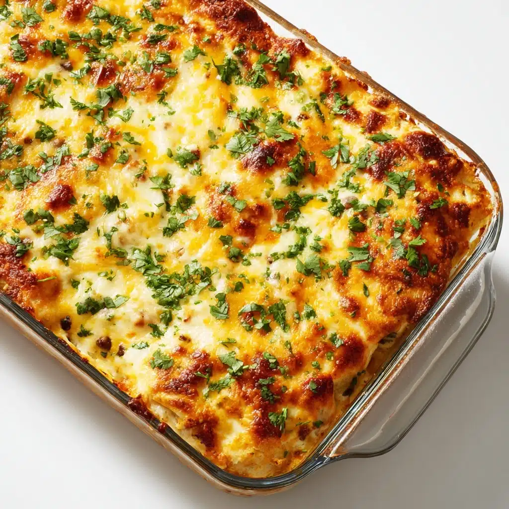 Easy Chicken Burrito Casserole Recipe - Recipe Image