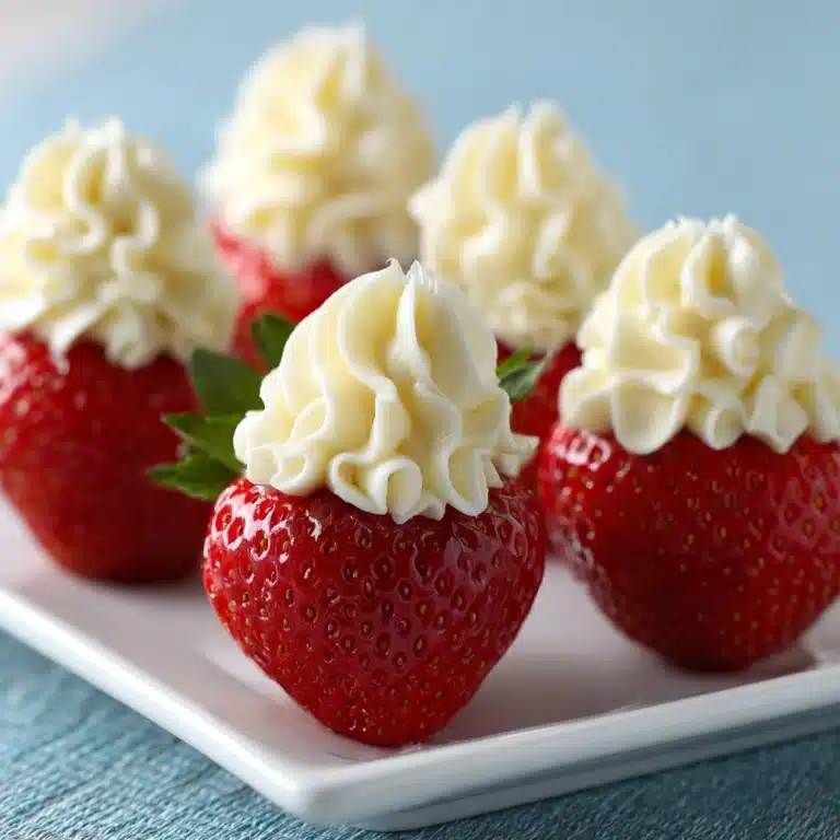 Deviled Strawberries Recipe
