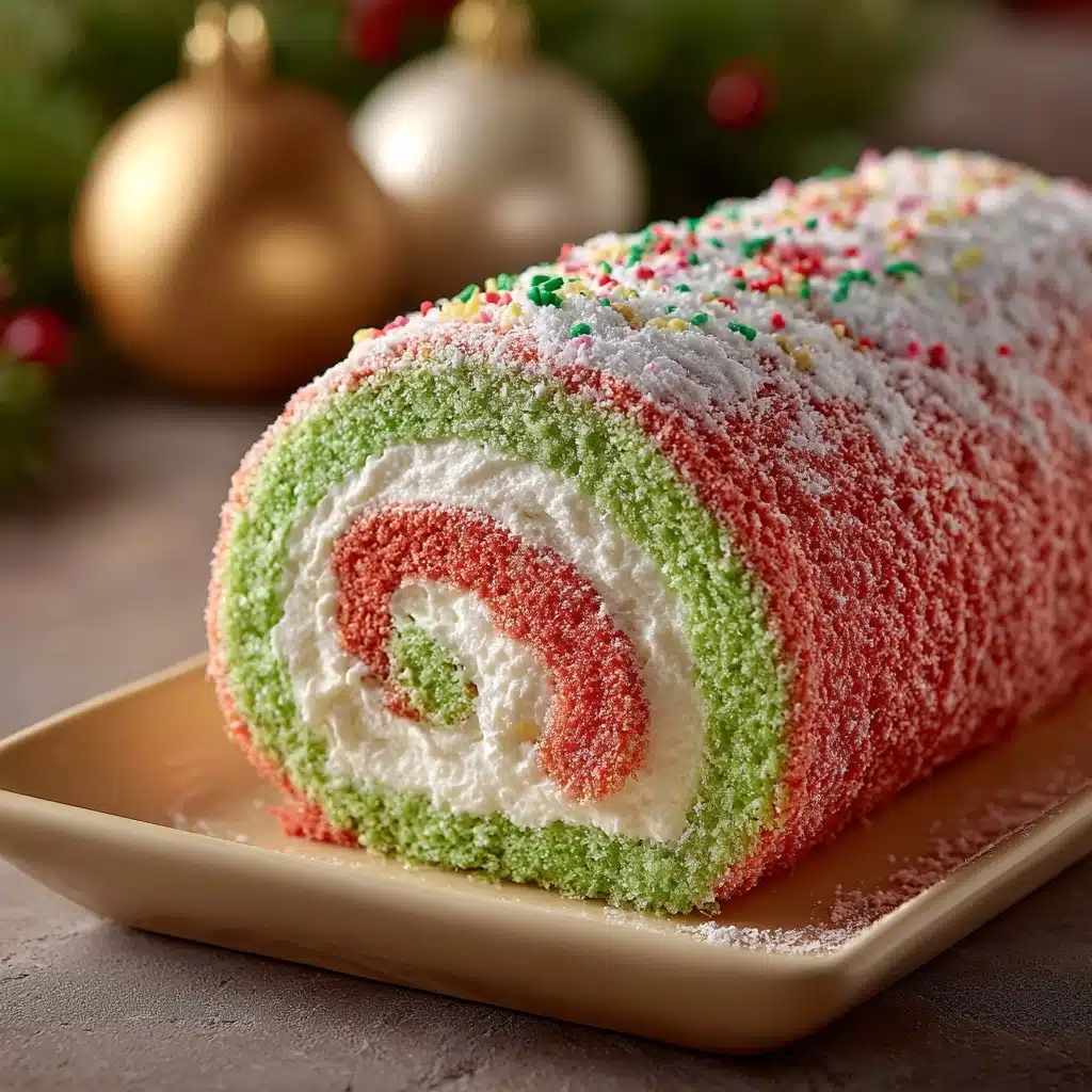 Christmas Cake Roll Recipe - Recipe Image