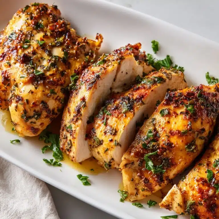 Garlic Boneless Baked Chicken Breast Recipe