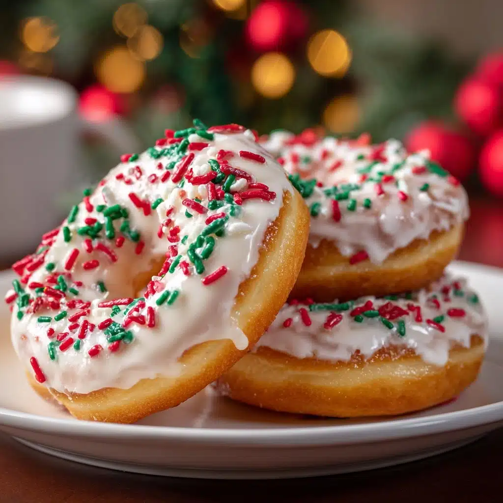 Christmas Doughnuts Recipe - Recipe Image