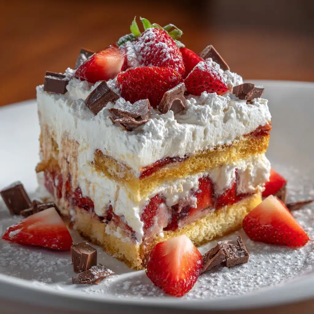 White Chocolate-Strawberry Tiramisu Recipe