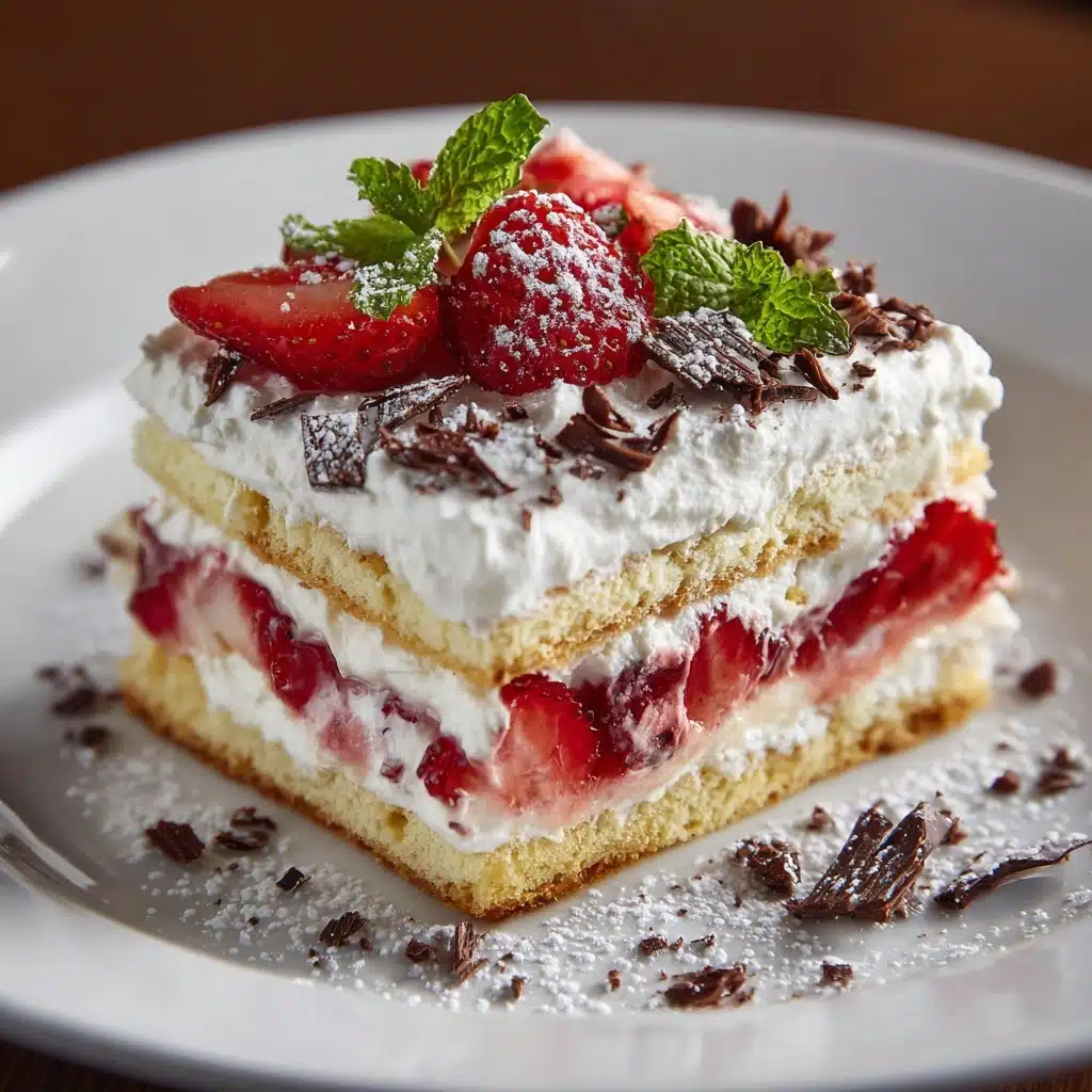 White Chocolate-Strawberry Tiramisu Recipe - Recipe Image