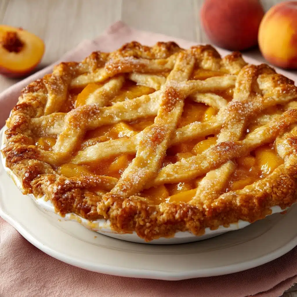 Better Than Grandma’s Peach Pie Recipe - Recipe Image