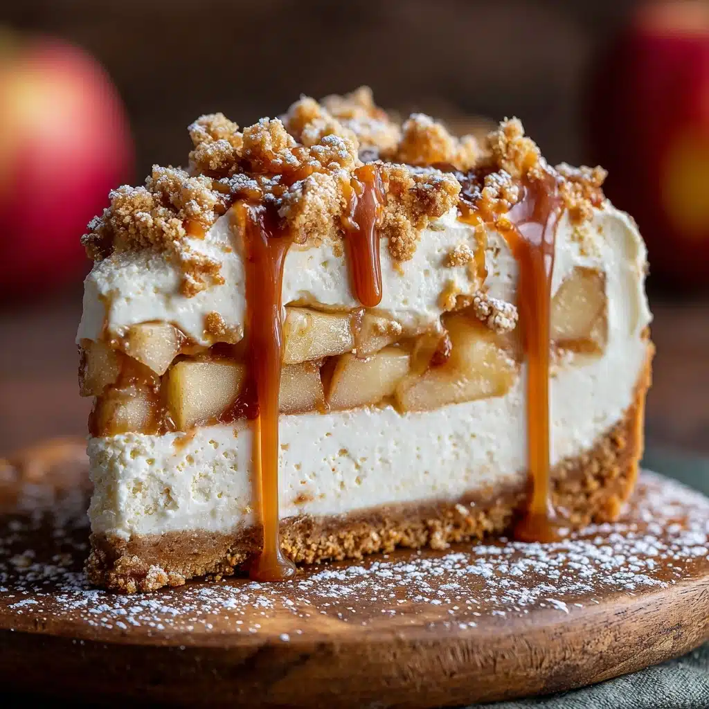 Salted Caramel Apple Pie Cheesecake Recipe