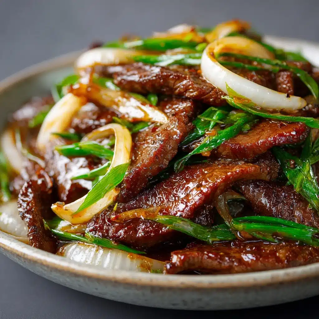 Chinese Beef and Onion Stir Fry Recipe