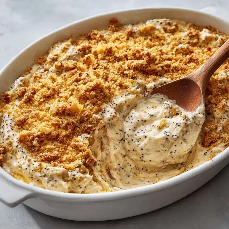 Poppy Seed Chicken Casserole Recipe