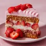Strawberry Honeybun Cake with Strawberry Cream Icing Recipe