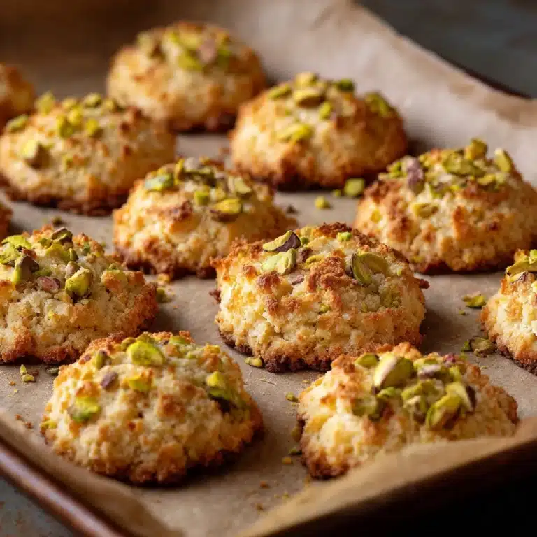 Pistachio Shortbread Cookies Recipe