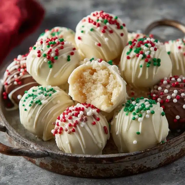 Sugar Cookie Truffles Recipe