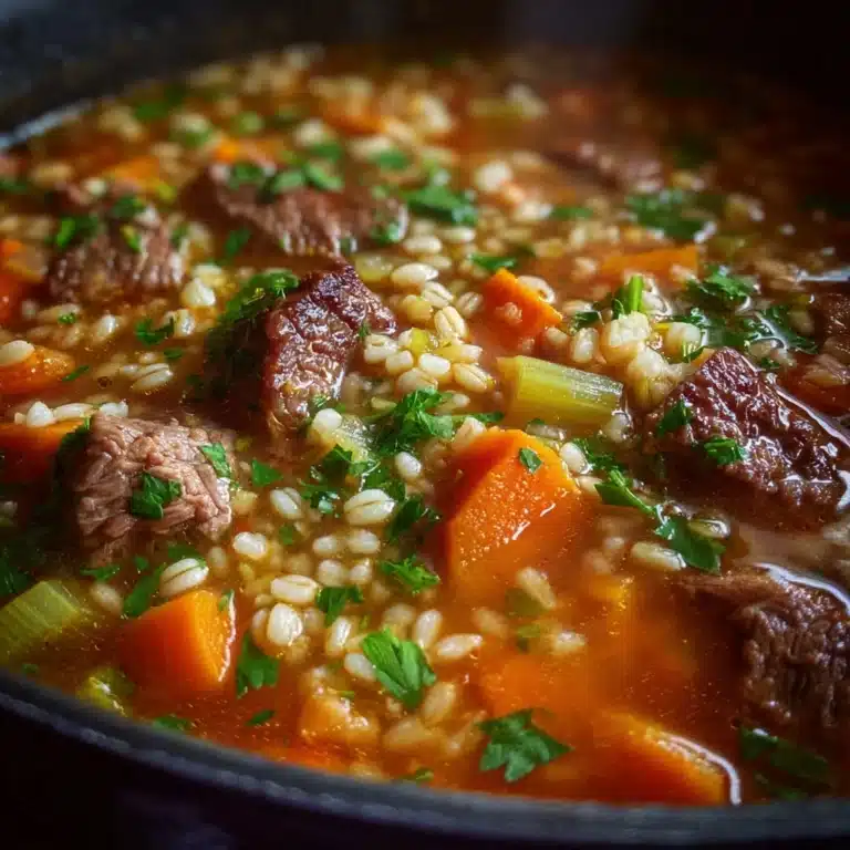 Beef and Barley Soup Recipe