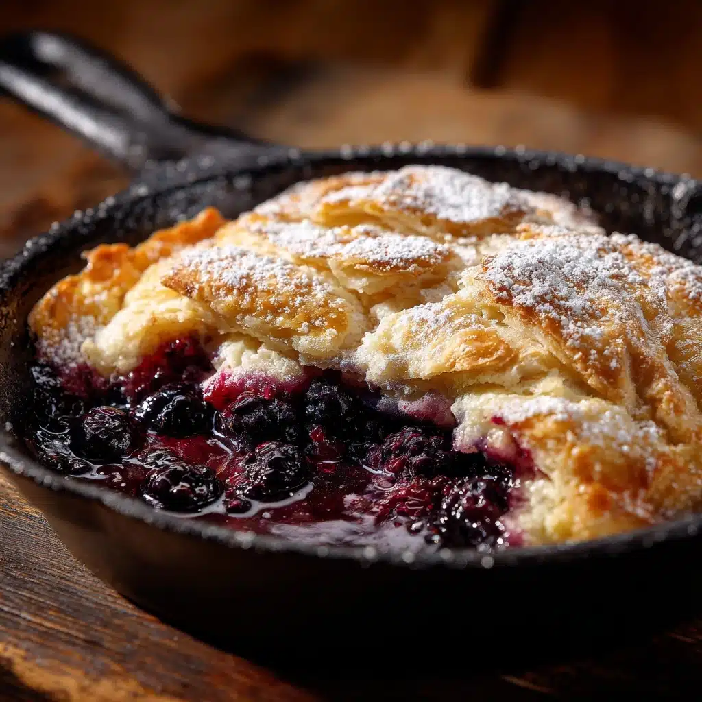 Easy Skillet Blackberry Cobbler Recipe