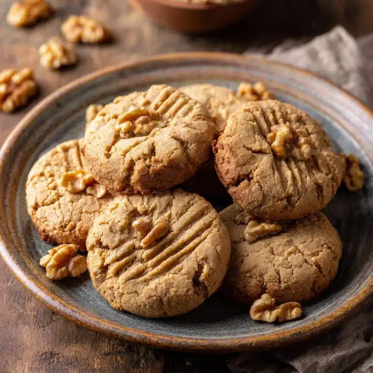 Walnut Butter Cookies Recipe