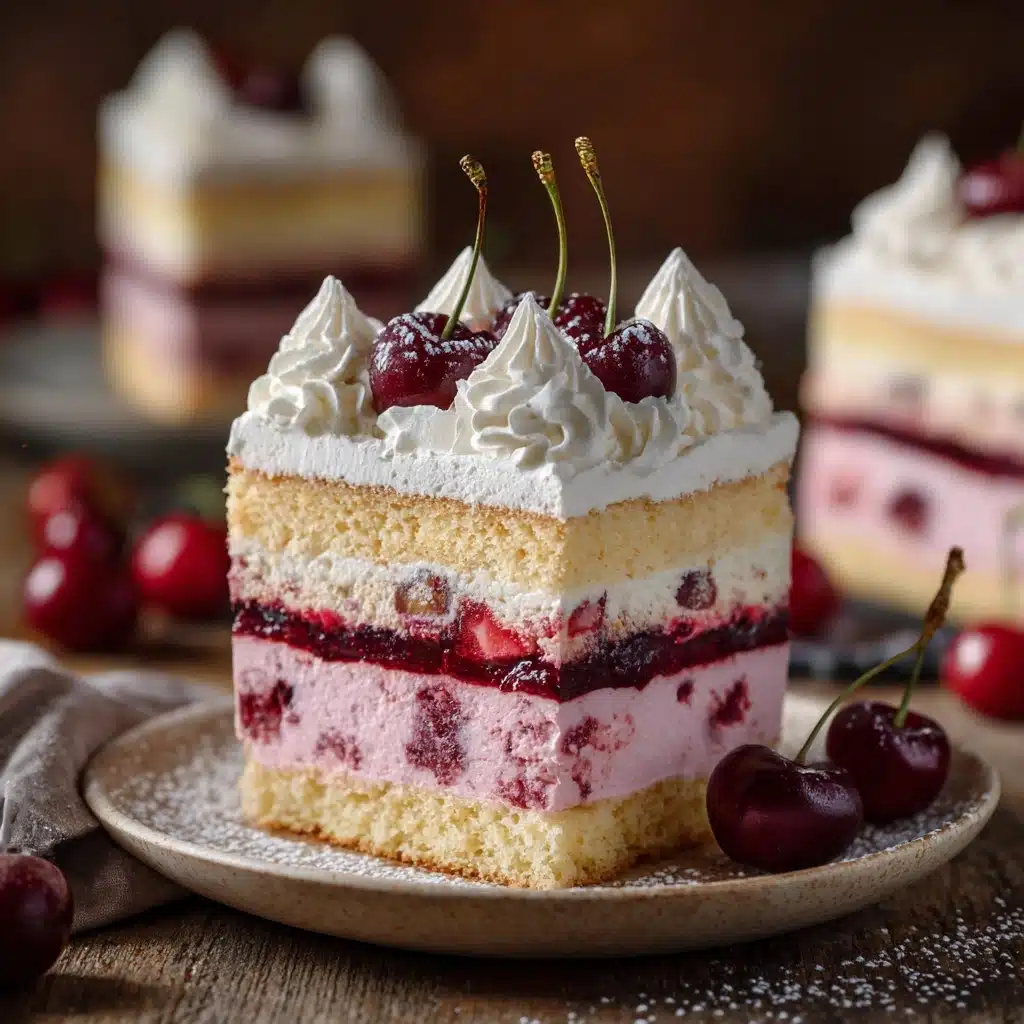 Christmas Cranberry Poke Cake Recipe - Recipe Image