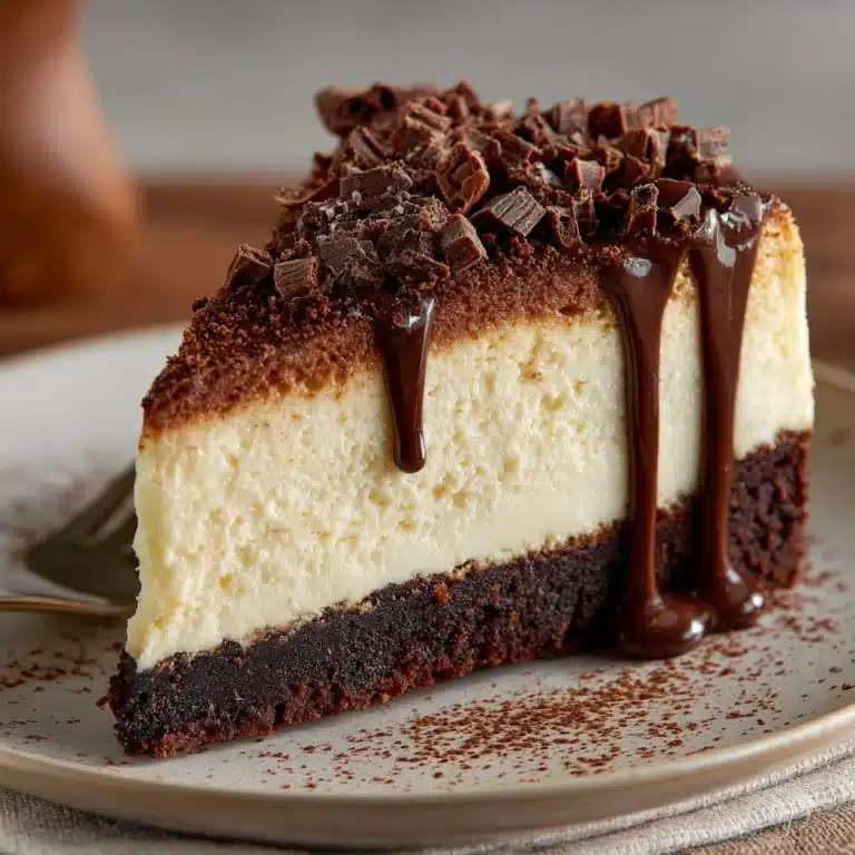 Brownie Bottom Cheesecake Recipe
