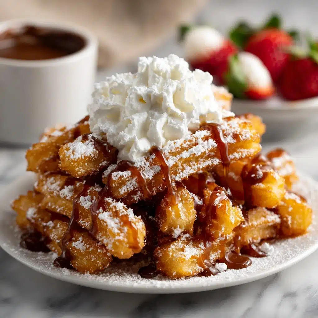 Easy Funnel Cake Fries Recipe - Recipe Image