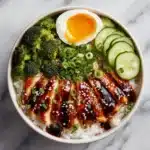 Sticky Chicken Rice Bowls Recipe
