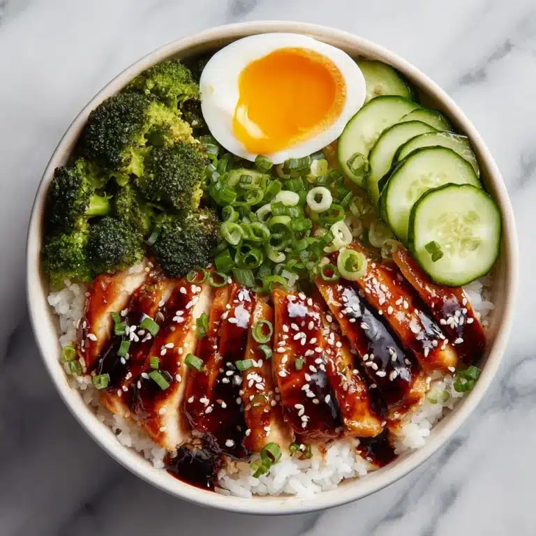 Sticky Chicken Rice Bowls Recipe