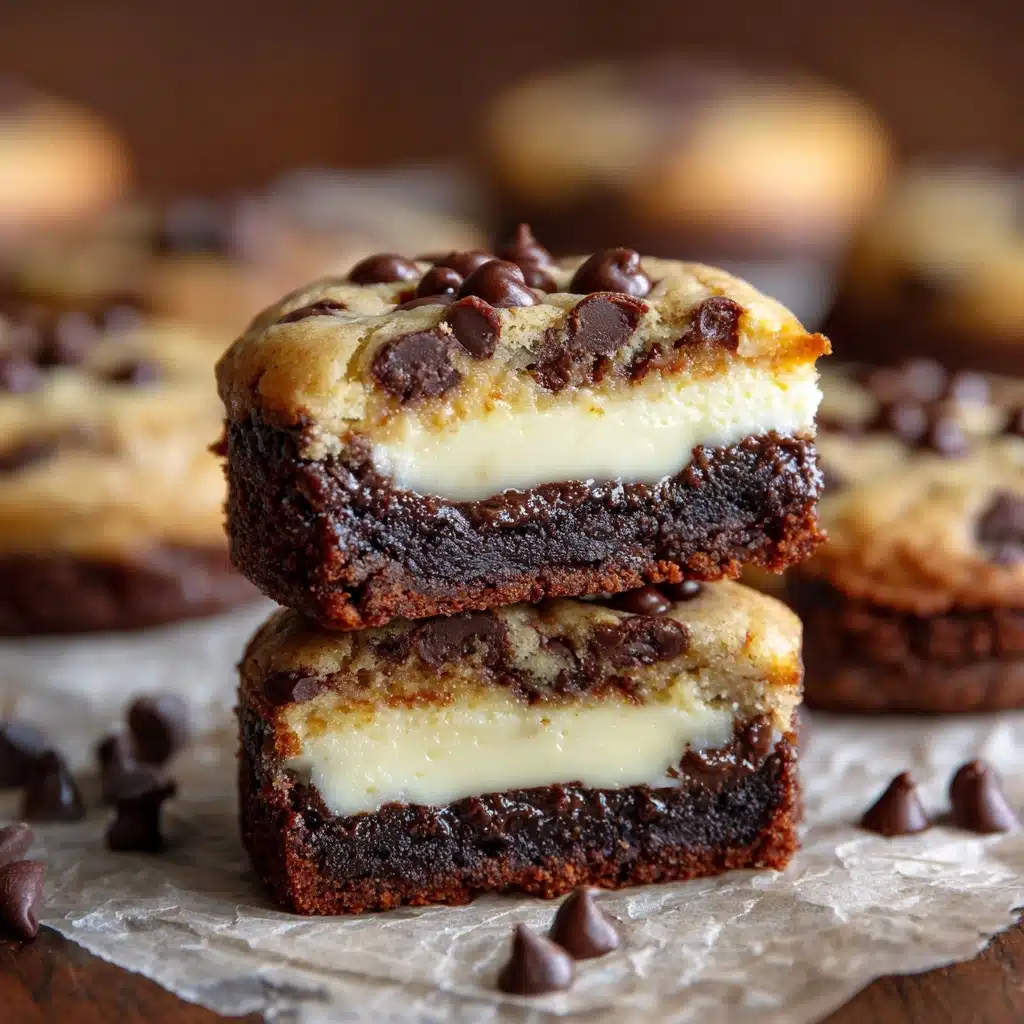 Cheesecake Stuffed Chocolate Chip Cookies Recipe - Recipe Image