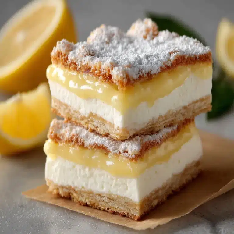 Lemon Cream Cheese Bars Recipe