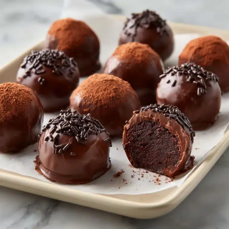 Easy Brownie Truffles Recipe