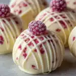 White Chocolate Raspberry Cheesecake Balls Recipe