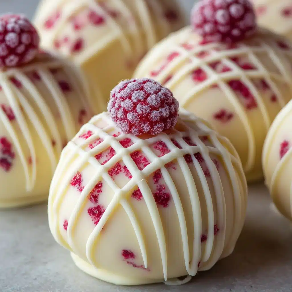 White Chocolate Raspberry Cheesecake Balls Recipe