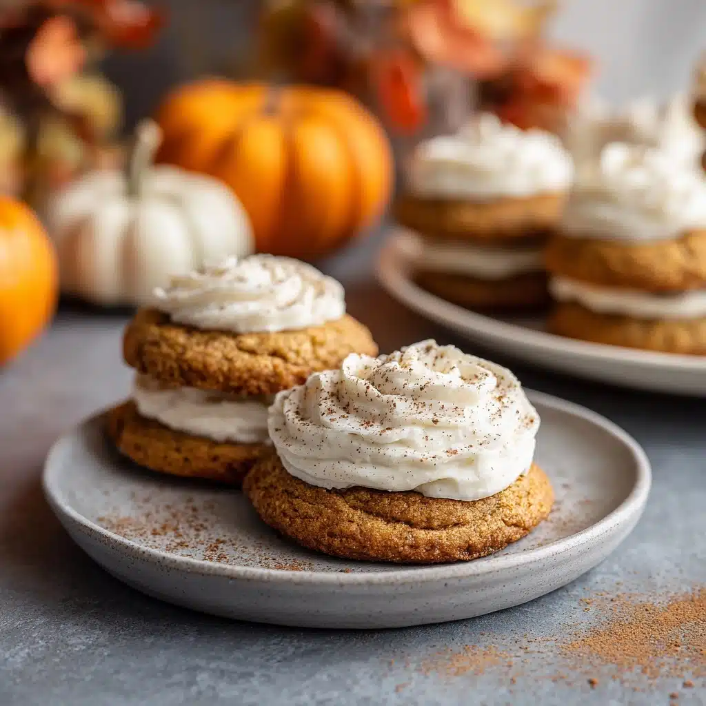 Soft Pumpkin Cookies with Cream Cheese Frosting Recipe