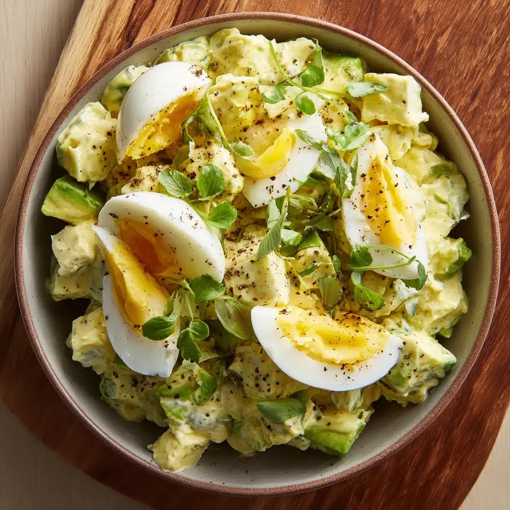 Keto Avocado Egg Salad Recipe