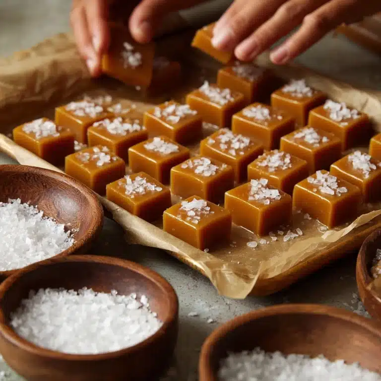 Easy Salted Caramels Recipe