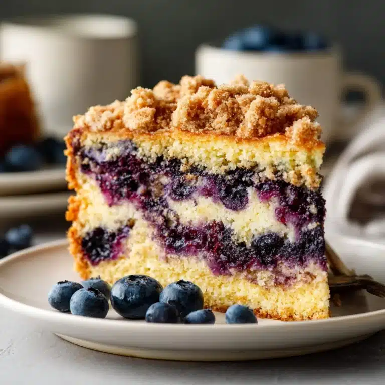 Blueberry Sour Cream Coffee Cake Recipe
