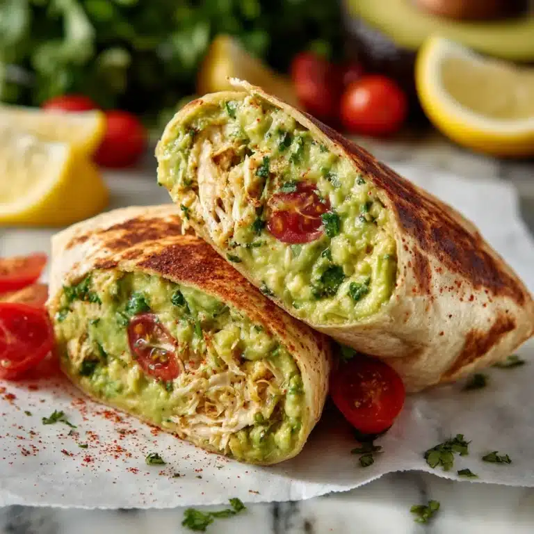 Quick & Easy Chicken Avocado Wrap Recipe