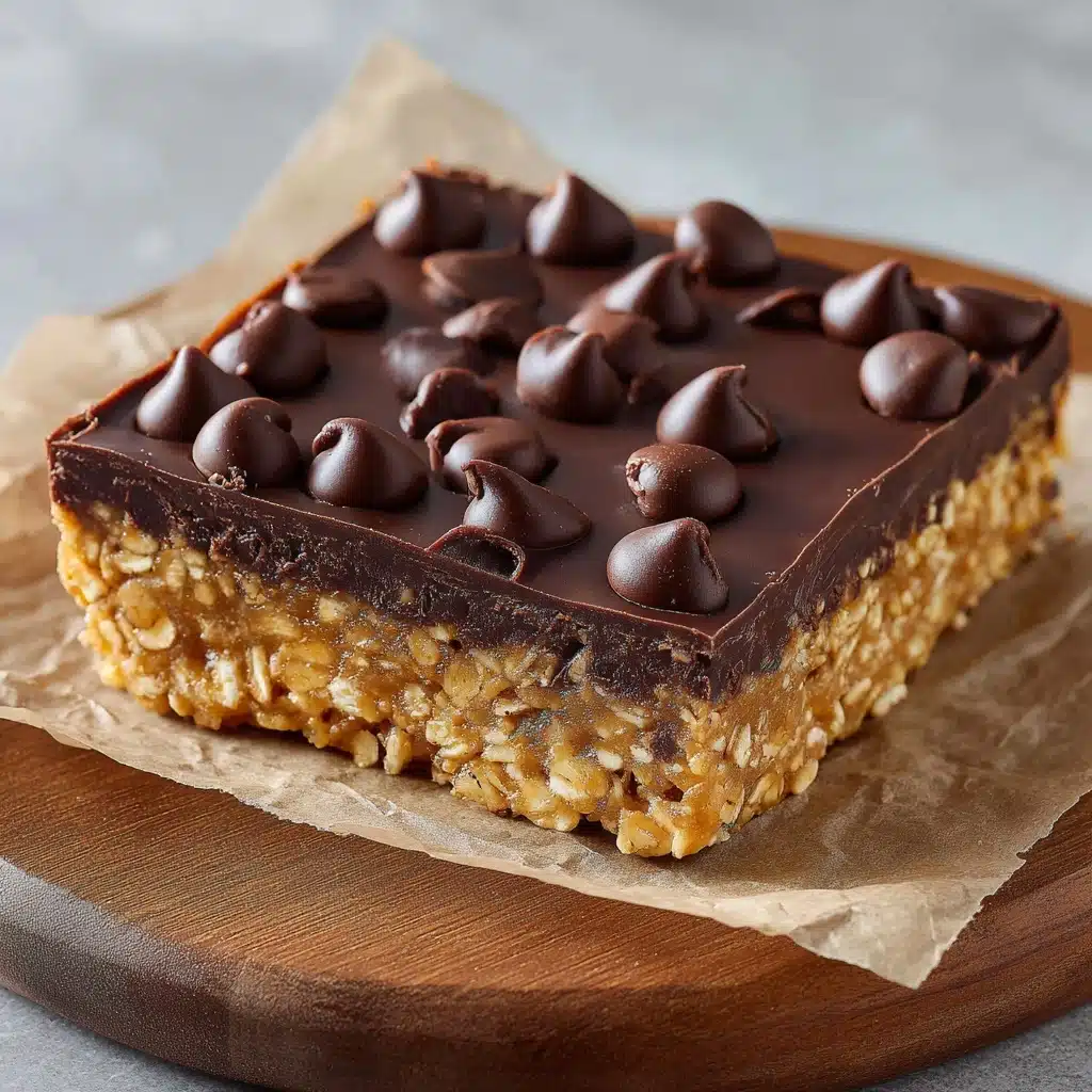 No-Bake Chocolate Oatmeal Cookie Bars Recipe