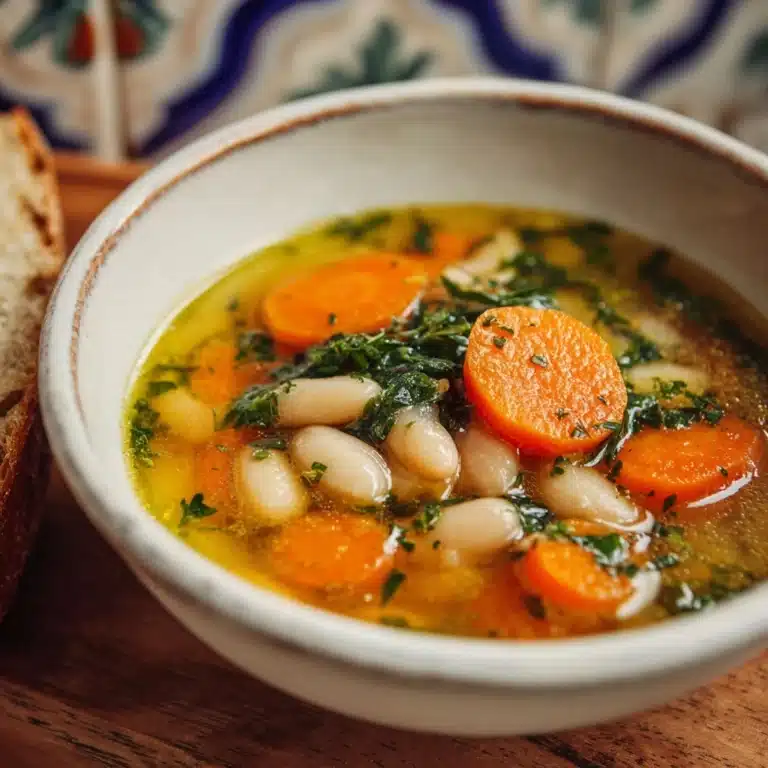 Great Northern Bean Soup with Carrots Recipe