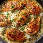 Chicken with Garlic Parmesan Rice Recipe