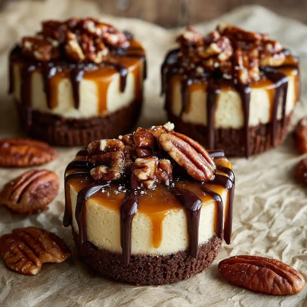 Mini Turtle Cheesecakes Recipe
