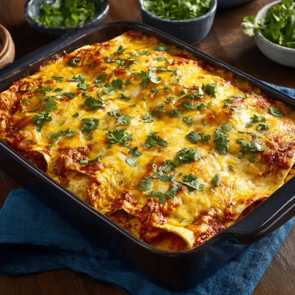 Slow Cooker Chicken Enchilada Casserole Recipe