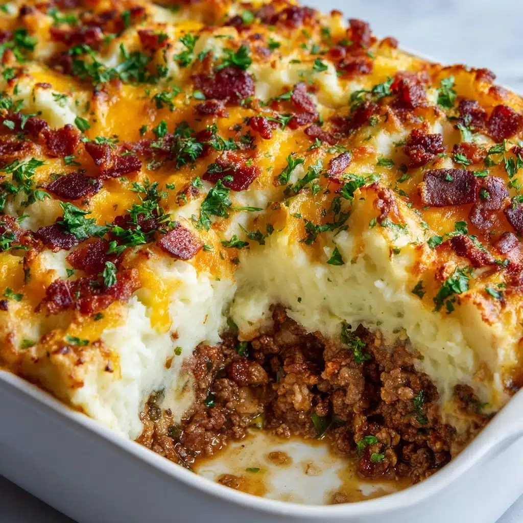 Mashed Potato Meatloaf Casserole Recipe
