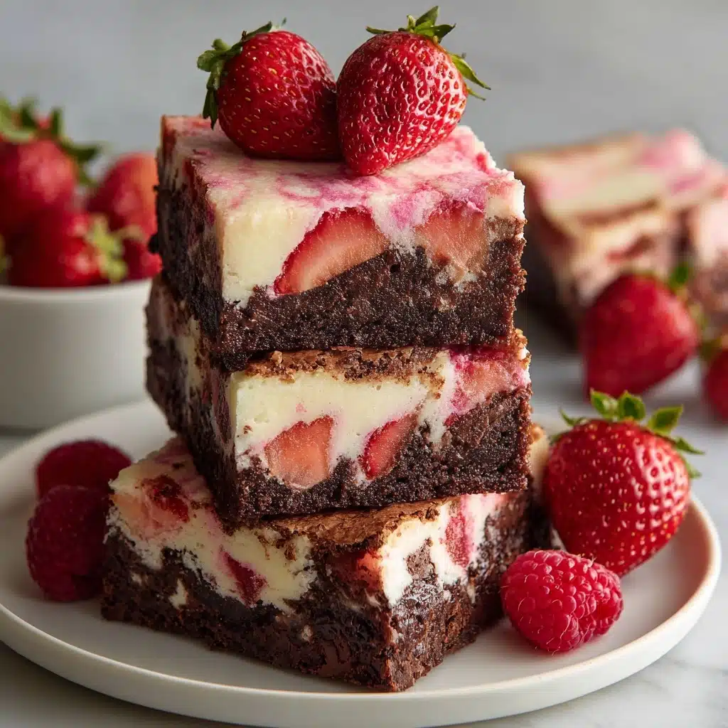 Strawberry Brownies Recipe