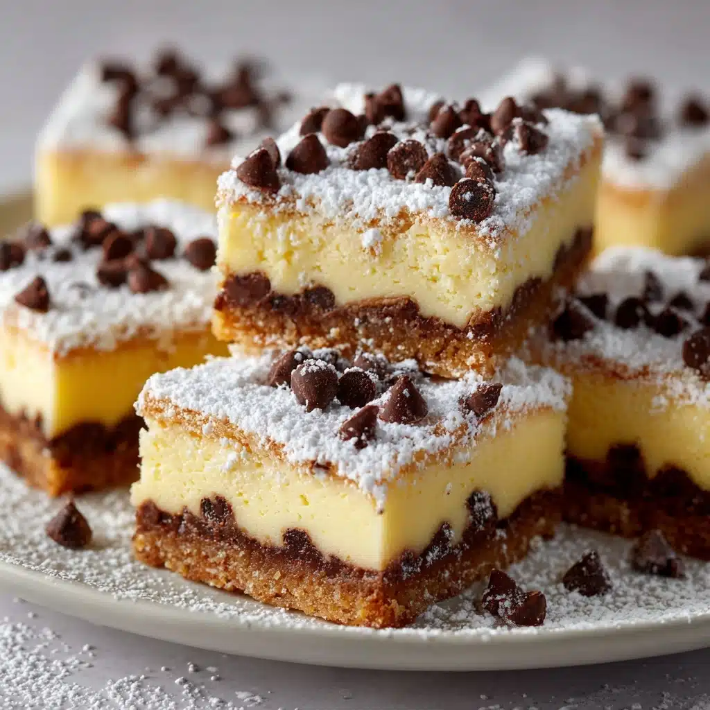 Cannoli Cheesecake Bars Recipe