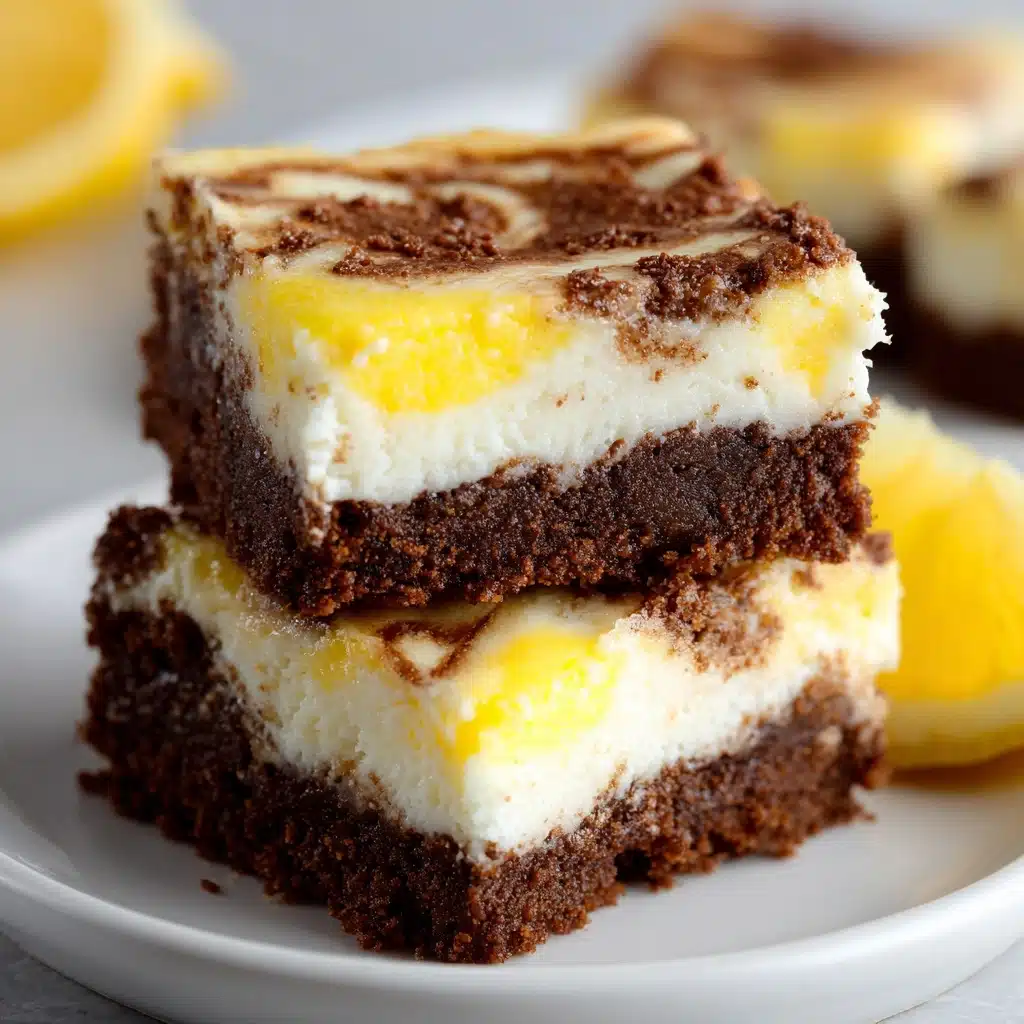 Lemon Cream Cheese Brownies Recipe