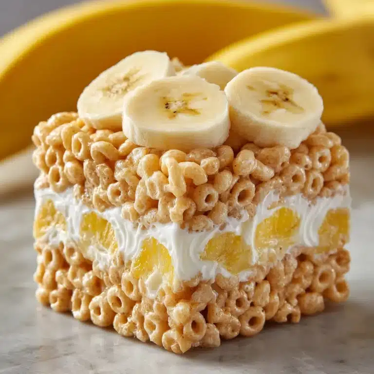 Banana Pudding Rice Krispie Treats Recipe