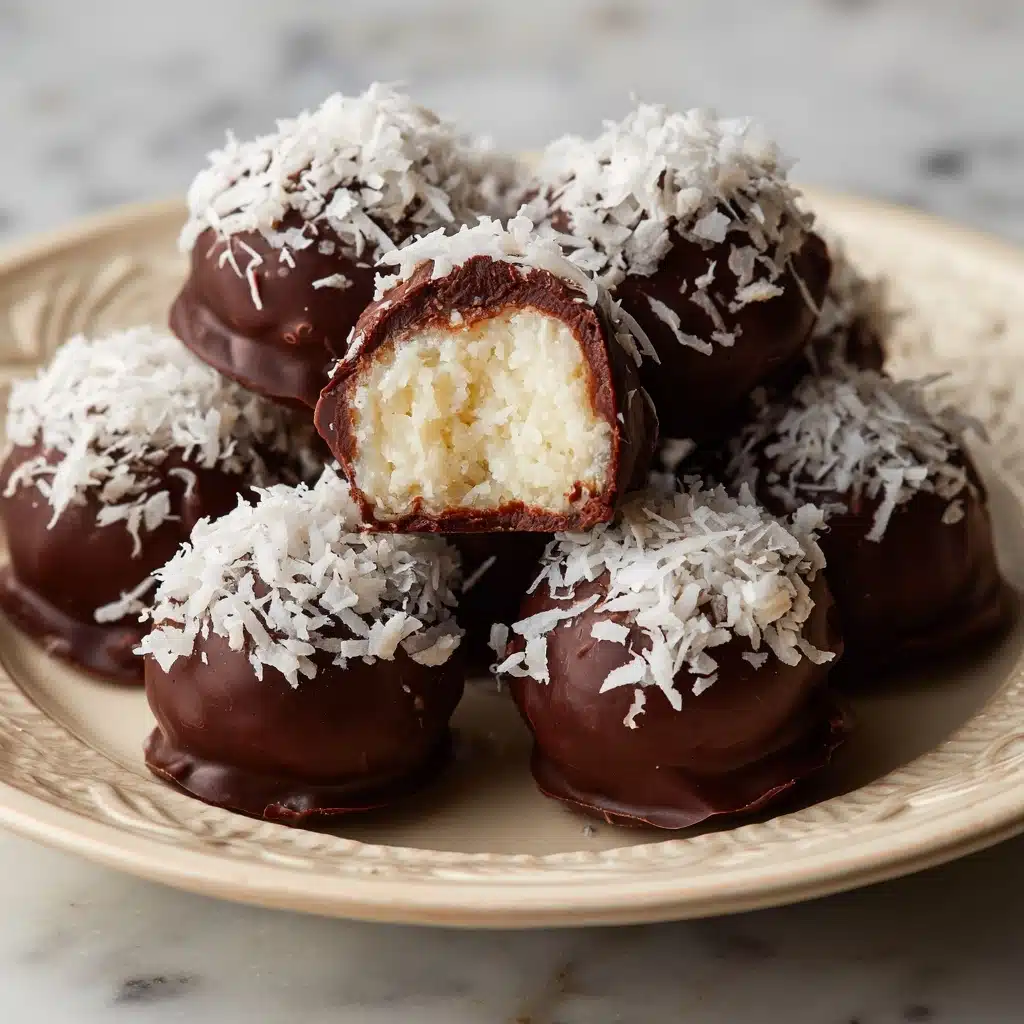No-Bake Coconut Cream Balls Recipe - Recipe Image