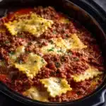 Crockpot Ravioli Lasagna Recipe