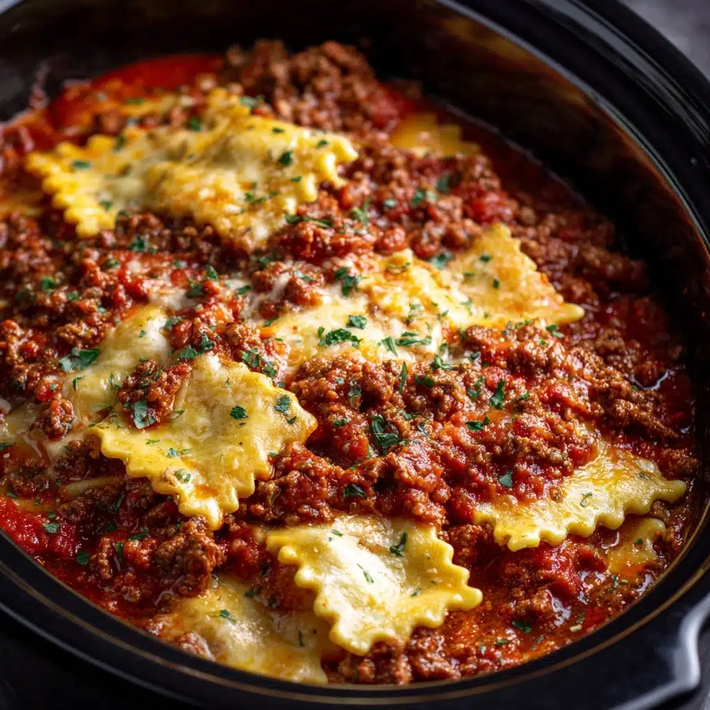 Crockpot Ravioli Lasagna Recipe