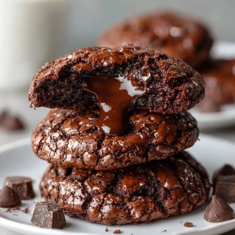 Fudgy Chocolate Brownie Cookies Recipe