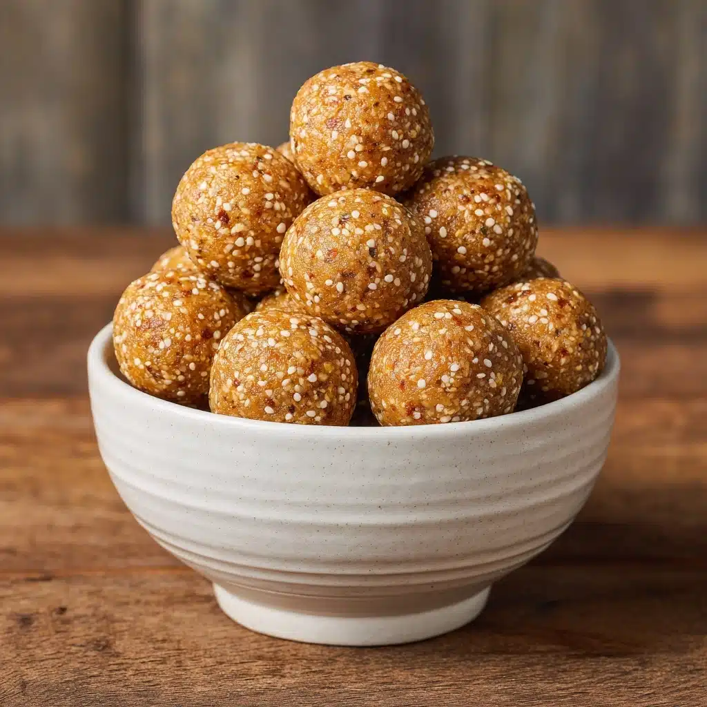 No-Bake Healthy Pumpkin Pie Energy Balls Recipe - Recipe Image
